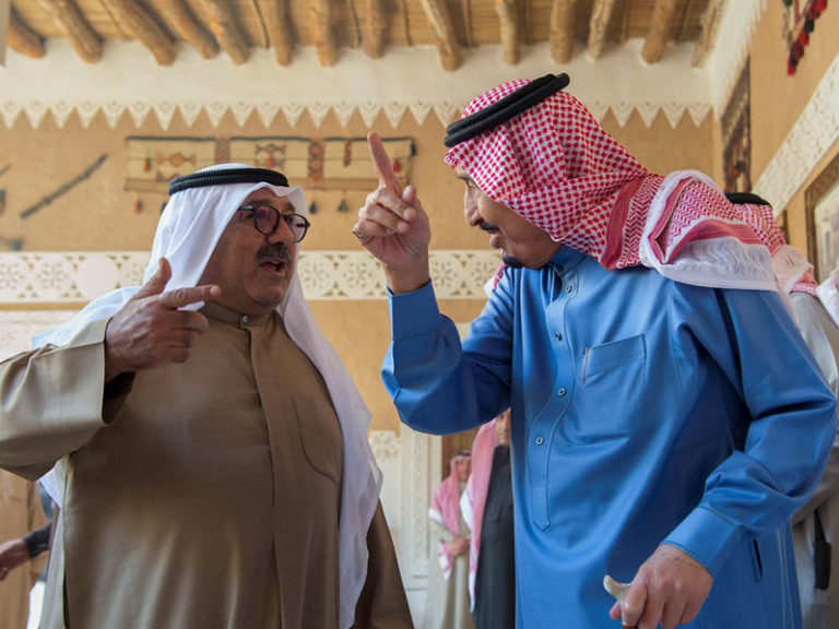 HRH King Salman bin Abdulaziz of Saudi Arabia and Sheikh Nasser