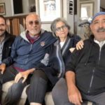 Nasser, Hussa, her brother Muhammad Sabah al Salem, and the eldest son of the couple Abdallah, in their English countryhouse in 2019.